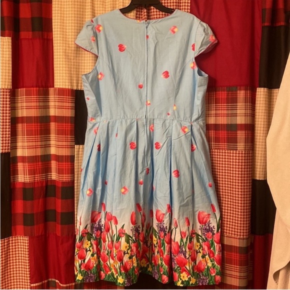 Hell Bunny Tulip dress 3x - Picture 5 of 5